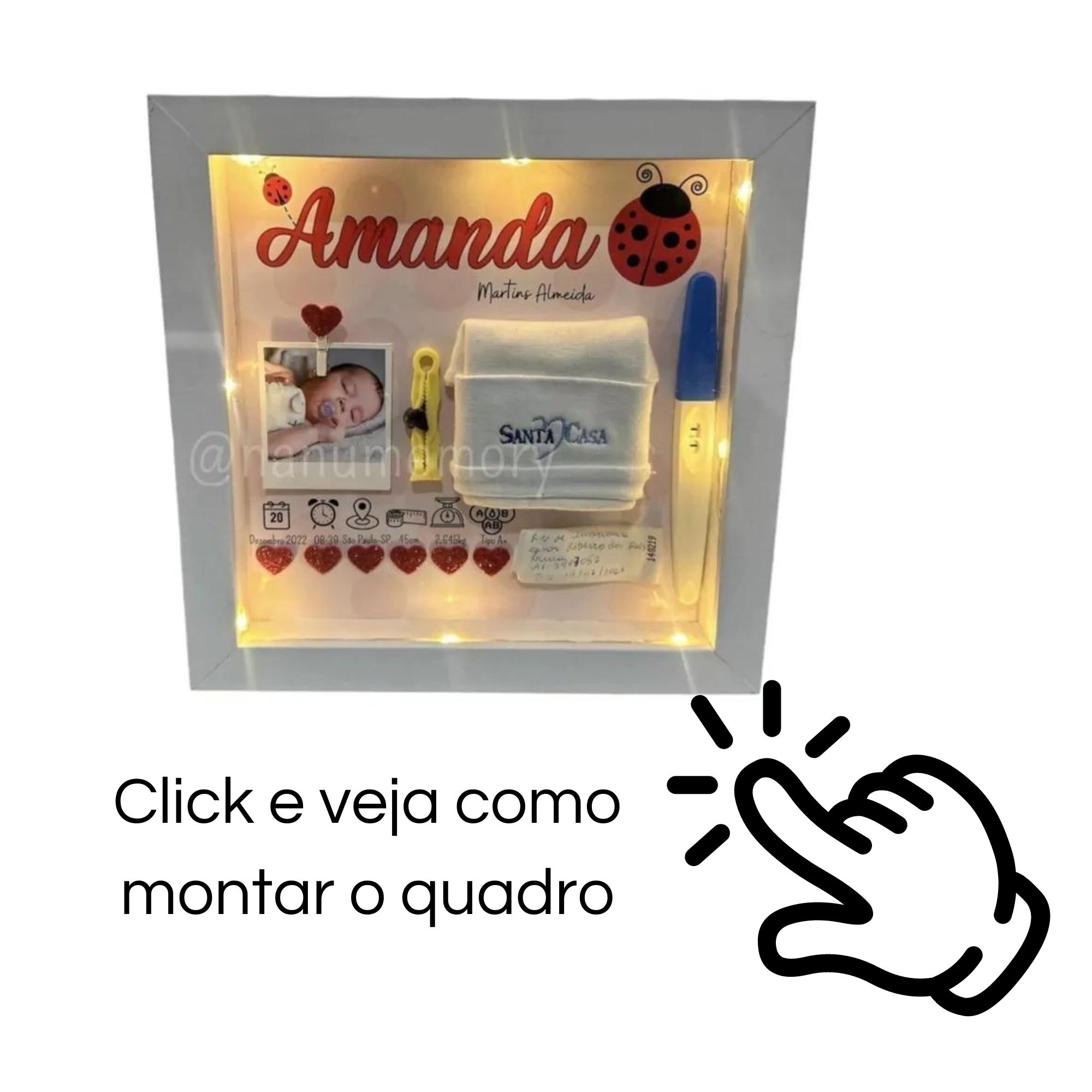 Montagem quadro 21x30cm